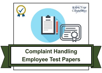 Complaint Handling Employee Test Papers