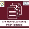 Anti Money Laundering Policy Template