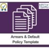 Arrears Policy Template