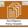 Due Diligence Policy Template