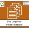 Due Diligence Policy Template