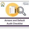 Arrears Checklist Gap Assessment Tool