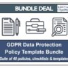 GDPR Data Protection Template Bundle