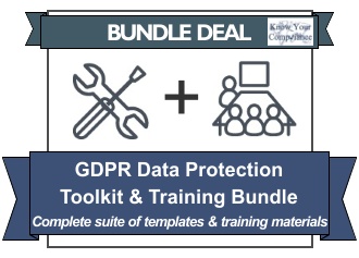 GDPR Toolkit and Training Bundle