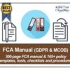 FCA Compliance Manual MCOB and GDPR