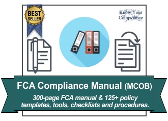 FCA Compliance Manual MCOB