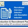 Induction & Recruitment Policy Pack