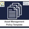 Asset Management Policy Template