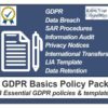GDPR Data Protection Policy Pack