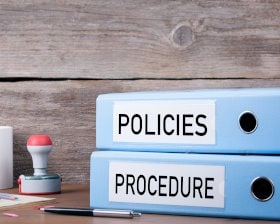 Office files for policies and procedures
