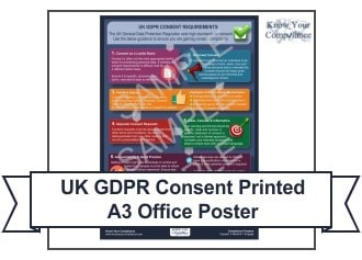 GDPR Consent Office Poster