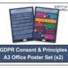 GDPR Consent Principles Office Posters