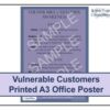 Vulnerable Customers Office Poster