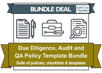 Due Diligence & Audit Policy Template Bundle