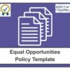 Equal Opportunities Policy Template