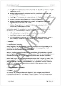 FCA Manual Sample Page 5