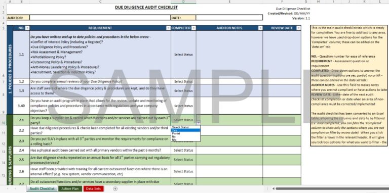 Due Diligence Client Risk Assessment Toolkit