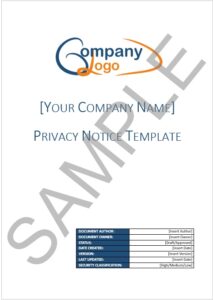Privacy Notice Sample 1