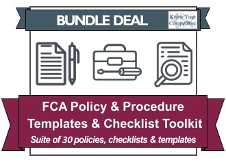 FCA Policy & Procedure Template Toolkit