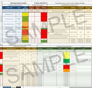 Excel Skills Gap Analysis Tool