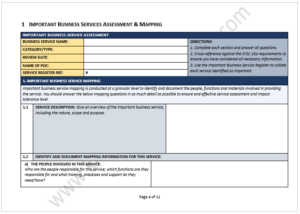 Important Business Services Assessment 3