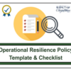 Operational Resilience Policy Template