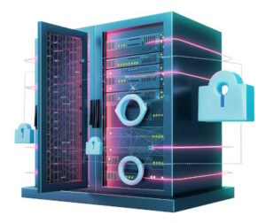 Square Secure Server Clipart