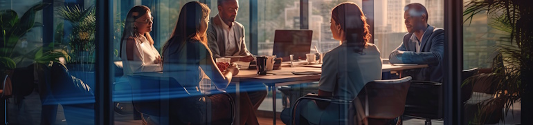 business meeting at a conference table as backgruond image.