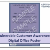 Digital Vulnerable Customer Office Poster