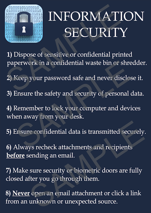 Digital Information Security Poster