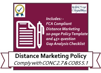 Distance Marketing Policy Template & Checklist