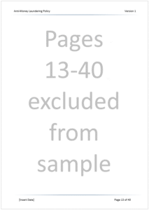 AML Policy Sample 11