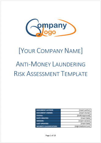 Excel Based Template for AML Risk Assessment