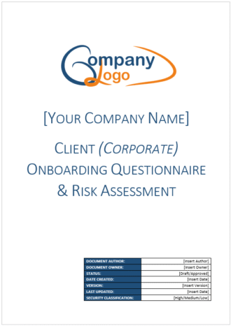 KYC Questionnaire Template | Client Risk Assessment Tool