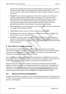 Data Protection Policy Sample 7