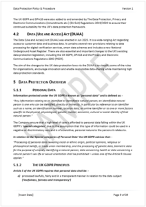 Data Protection Policy Sample 8