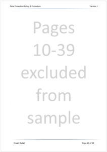 Data Protection Policy Sample 9