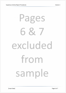 SAR Procedures Sample 6